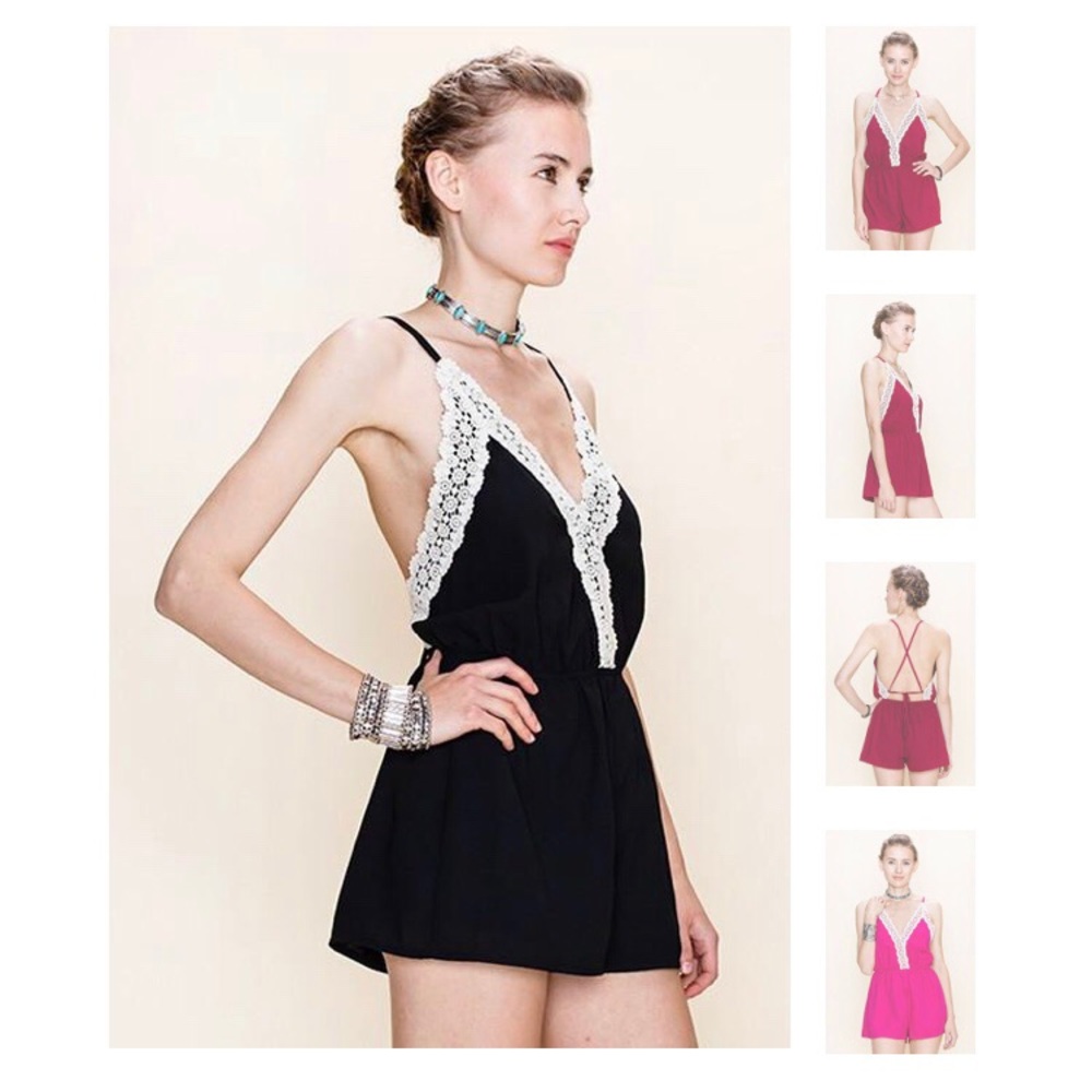🔥SOLD🔥 Boutique Romper - Picture 3 of 4